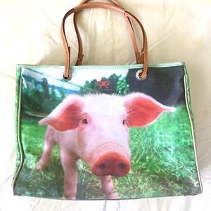 Anya Hindmarch Pig photoprint Bag
